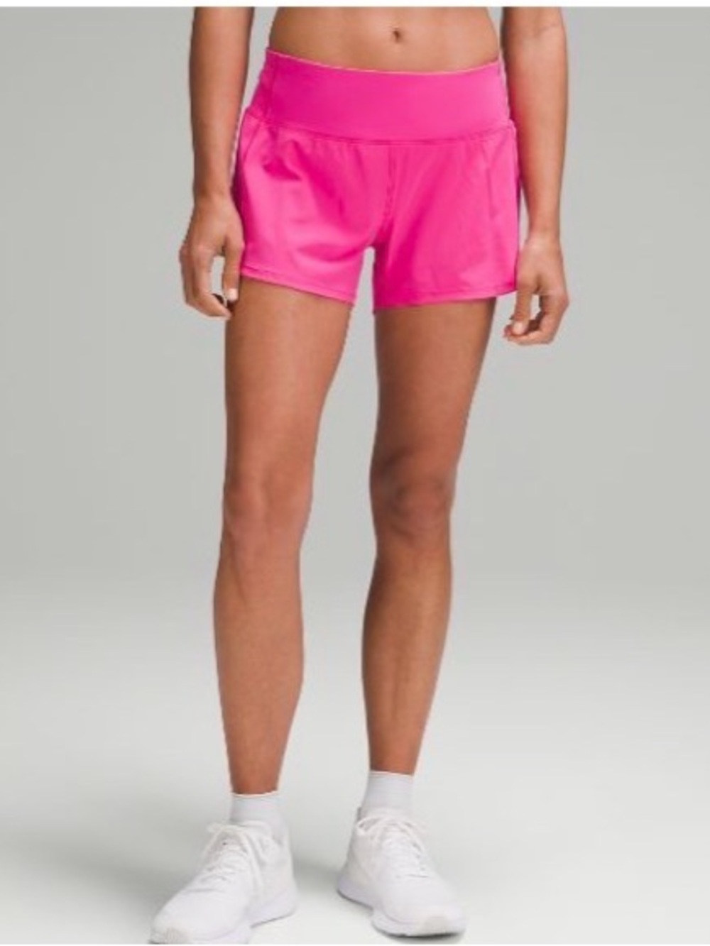 lululemon athletica Sonic Pink Speed up High Rise Shorts 4” size 8